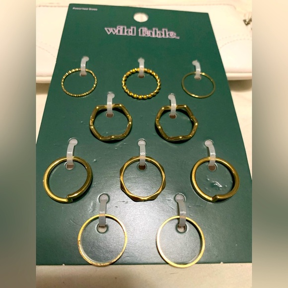 Wild Fable Gold Ring Stackable Set NWT - Picture 1 of 3